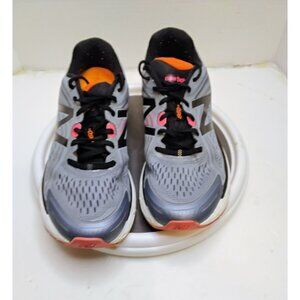 New Balance 860 V8 Mens Running Shoes Size 11.5 Gray & Black Mesh With Orange Ac
